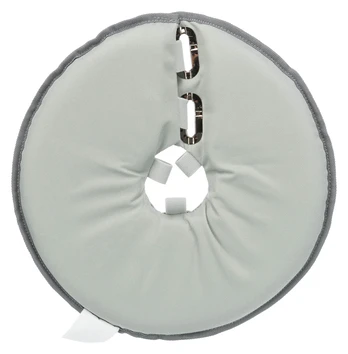 TRIXIE Apsauginė apykaklė, poliesteris/putplastis, XL: 60-64 cm/29 cm, pilka