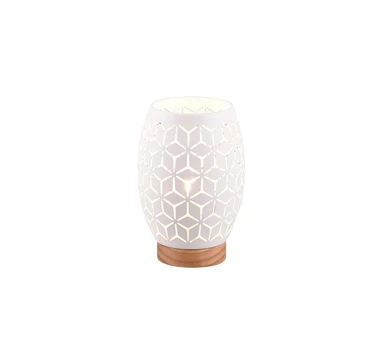 TRIO-Lighting Bidar table lamp E27 matt white gaismeklis