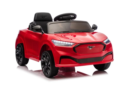 Vaikiškas elektromobilis Ford Mustang Mach-E, raudona