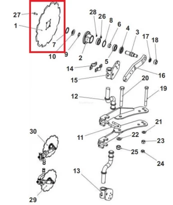 Diskas atpjovimo 1126/90-006/1 450mm