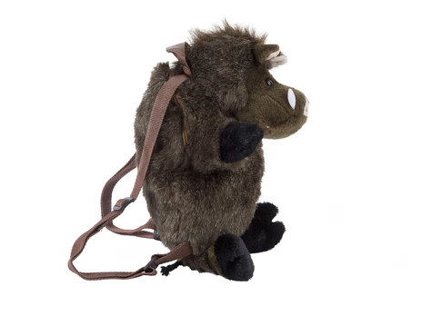 Nature De Brenne 35 cm Pliušinė kuprinė - šernas