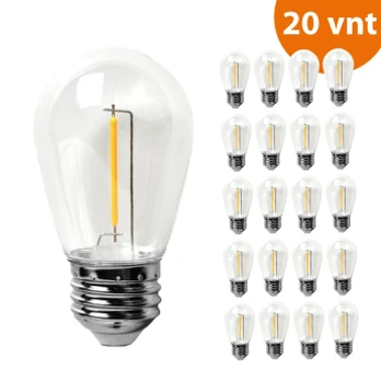 Led lemputė 1 W E27 (S14) DROP modeliui (20 vnt)