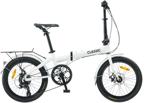 Dviratis 20 CLASSIC COMPACT 8k EQ 20 baltas classic