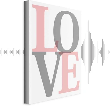 Artgeist Paveikslas - Pilkas Love (1 Part) Vertical