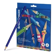 Spalv.pieštukai Erichkrause Color Friends triangular 24 vnt. kaina