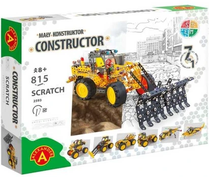 Alexander Toys Constructor Pro SCRATCH 5-i-1 Metal Konstruktionsbyggesæt