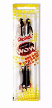 Pentel Bk417 rašiklis, 0.7 mm, juodas, 2 vnt.