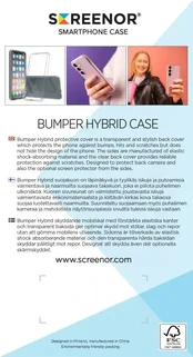 SCREENOR BUMPER HONOR MAGIC 8 LITE LÄPINÄKYVÄ kaina