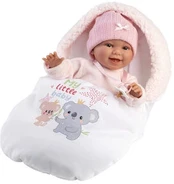 Llorens Lėlė śmiejąca się Chloe w śpiworku 38cm