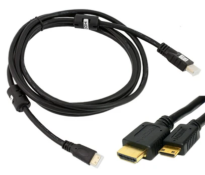 Hertz HDMI kabelis - Mini HDMI 1.4, 2 m