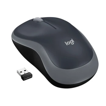 Logitech M185 Belaidė pelė, RF Wireless, 1000 DPI, Juoda/Pilka | 910-002235