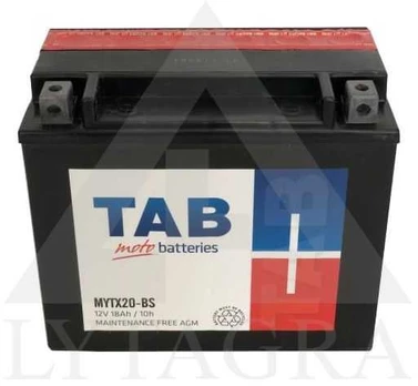 AKUMULIATORIUS TAB AGM YTX20BS 18AH 12V A MYTX20BS