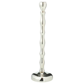 Žvakidė, 36 cm, sidabrinė, 1 vnt.