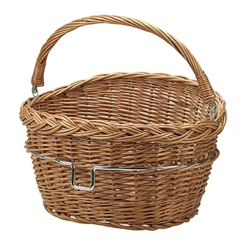Dviračio krepšys ant vairo KLICKFix Wicker // 18l, be KLICKfix laikiklio (pintas)
