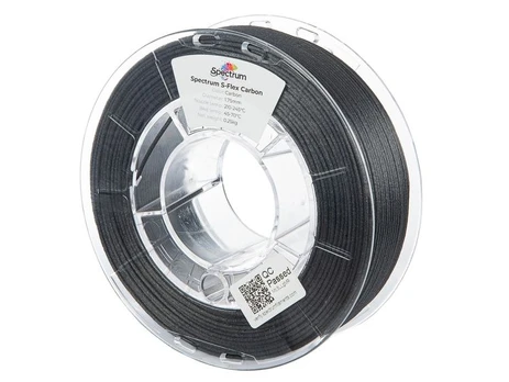 3D plastikas TPU+20CF S-Flex juodas 0.25kg Spectrum