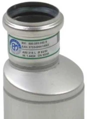 Blücher exec.overg.50-82mm - m.O-ring. syrefast RF