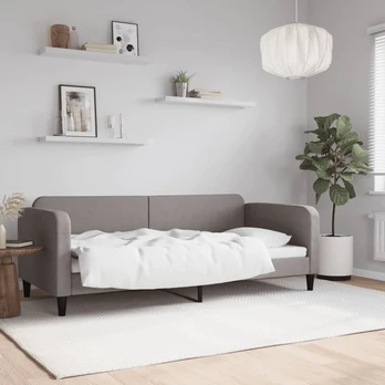 Sofa, taupe spalvos, 90x200cm, audinys