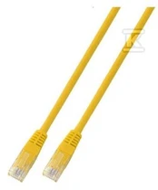 Securitynet PATCHCORD RJ45 U/UTP 5E PVC CCA ŻÓŁ 1