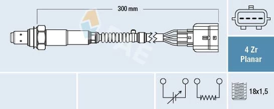 Lambda jutiklis FAE 77522