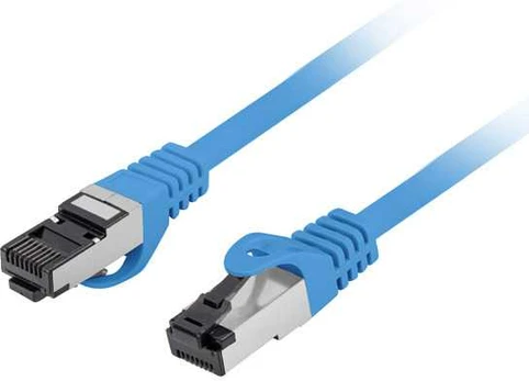 PATCHCORD KAT.8.1 S/FTP LSZH CU 1M MĖLYNA FLUKE PASSED LANBERG