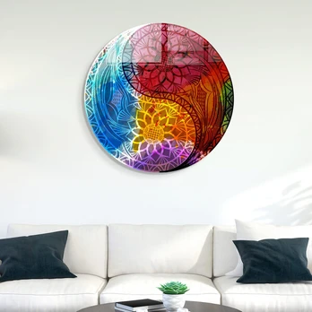 Stiklinė sienų dekoracija 2128, 60 cm