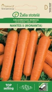Valgomosios morkos Nantes 5 Monanta