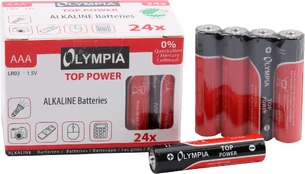 Olympia Alkaline Batterien AAA 24er Pack kaina