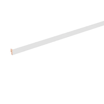 Grindjuostė Domoletti 717518, 2400 cm x 4 cm x 1.6 cm, balta sp.
