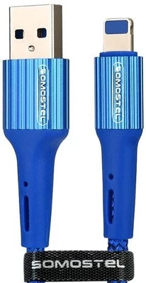 Kabelis Somostel 025928, Lightning/USB Type A, 1 m, mėlyna