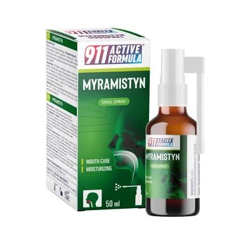 911 Active Formula Myramistyn. Burnos purškalas, 50 ml