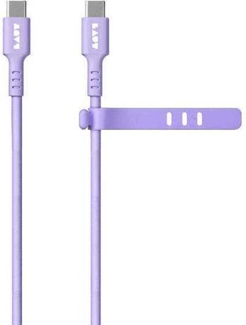 Kabelis USB Laut LINK USB-C to USB-C 1.5m 60 Watt violetinė