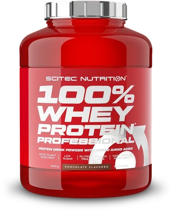 SCITEC 100% Whey Protein Professional 1816 g. (Lemon Cheesecake skonis)