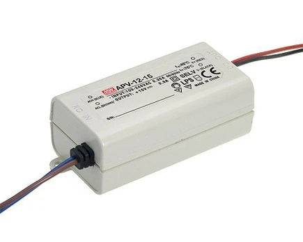 Impulsinis maitinimo šaltinis LED 12V 1A, MEAN WELL