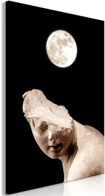 Artgeist Paveikslas - Moon and Statue (1 Part) Vertical