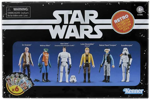 Hasbro Star Wars set 6 figures 9,5cm