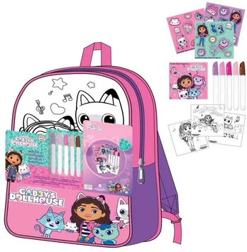 CERDÁ Gabbys Doll House Diy backpack set