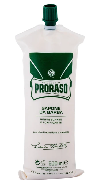PRORASO Green Shaving Cream 500ml