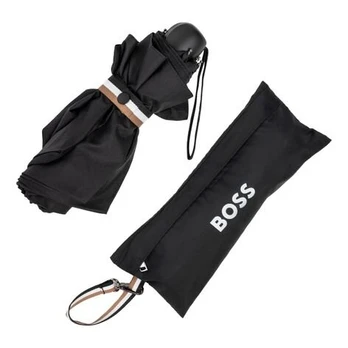 Hugo Boss Skėtis Mini Iconic juodas