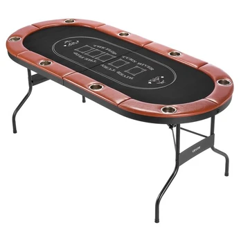Sulankstomas pokerio stalas 8 žaidėjams