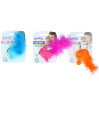 Pawise Wool Mice žaislas katėms, 1 vnt