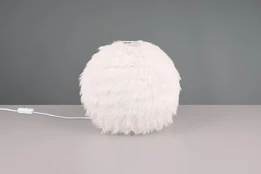 Furry table lamp E27 sand white gaismeklis kaina