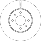 TRW DF6794 Brake Disc