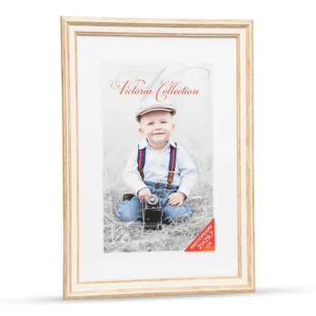 Photo frame Action 2 21x29,7 (A4), light brown/white | 4741326214769