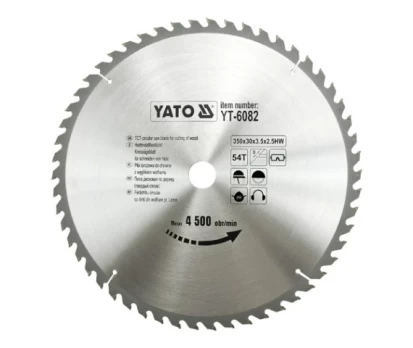 YATO diskinis pjūklas 350x30 mm 54 DANTYS 6082