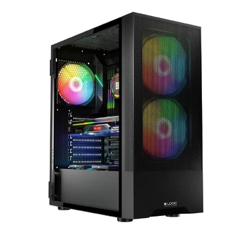 Logic ARYA ARGB MINIDI USB 3.0 korpusas juoda