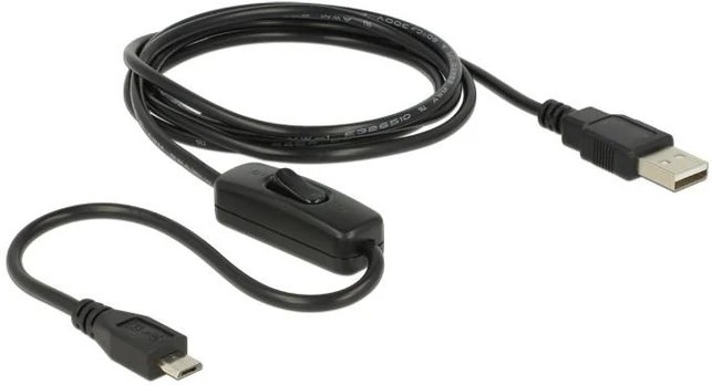 Kabelis USB Delock USB-A - microUSB 1.5 m Juodas (84803)