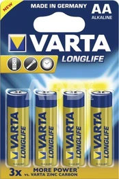 100x4 Varta Longlife Extra Mignon AA LR 6 PU master box