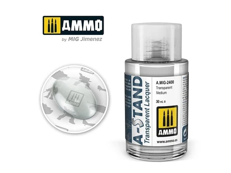 AMMO by MIG Jimenez AMMO MIG - A-Stand dažai Transparent Medium, 30 ml, 2400