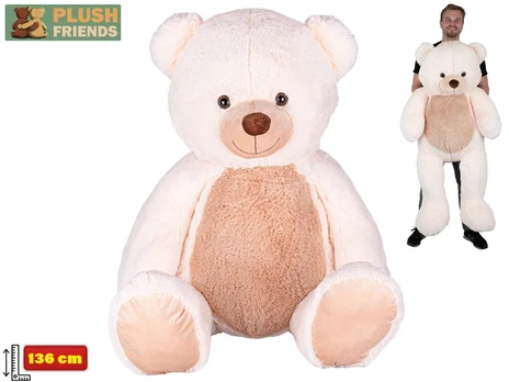 Plush toy - 02541 - TEDDY BEAR - size 136 cm