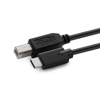 USB kabelis MicroConnect USB-C - USB-B 5 m juodas (USB3.1C2B5)